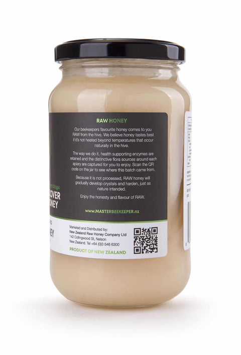 Raw Central Otago Clover Honey - some 270g short dated stock, bb Sept 2025, $5 only while stock lasts!