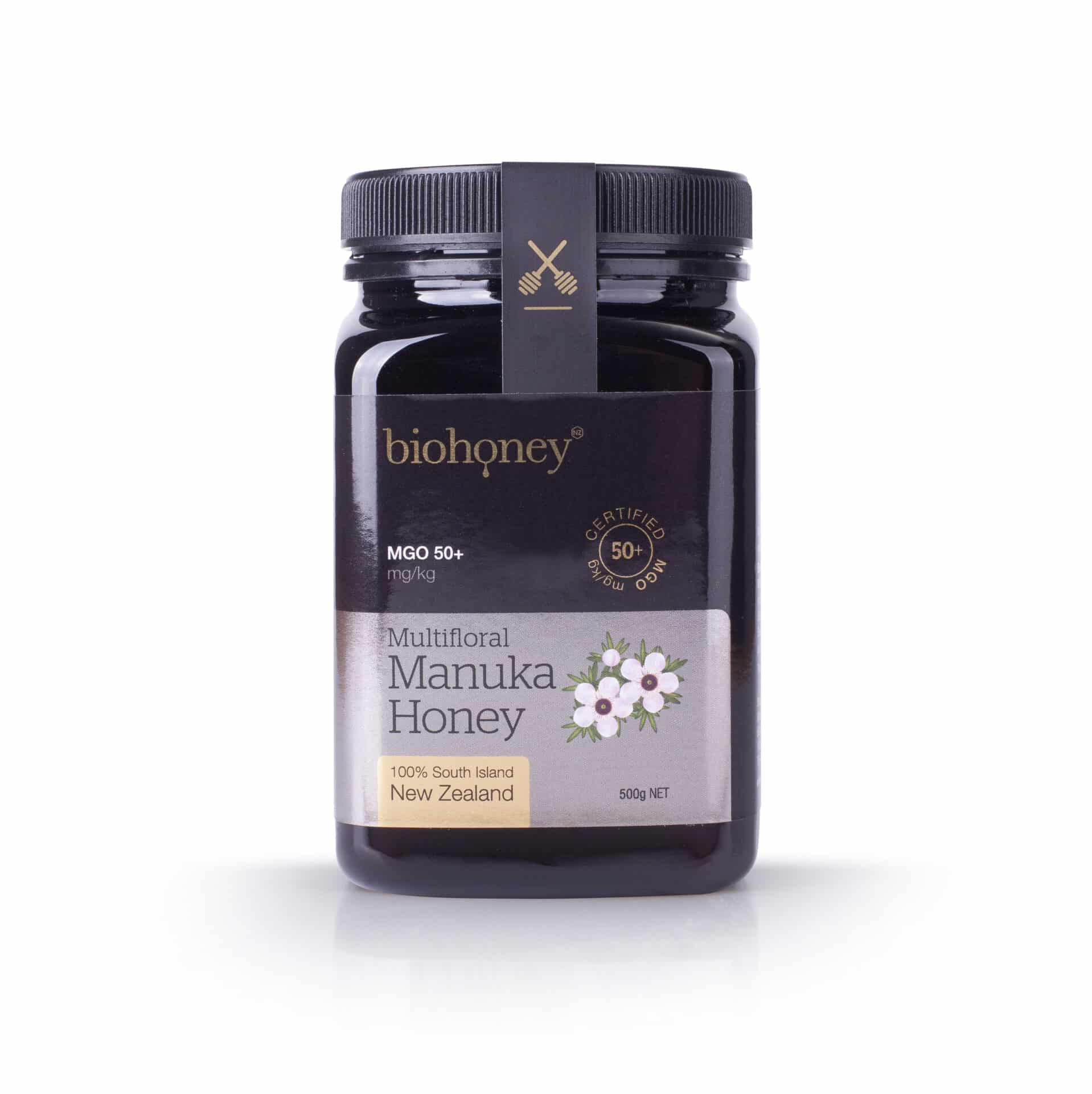 Multifloral Mānuka Honey MGO50+ – Biohoney