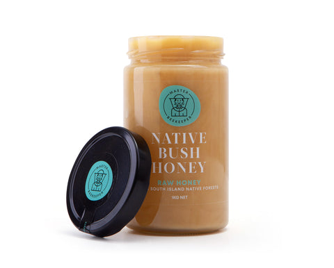 Native Bush Honey 1kg Glass