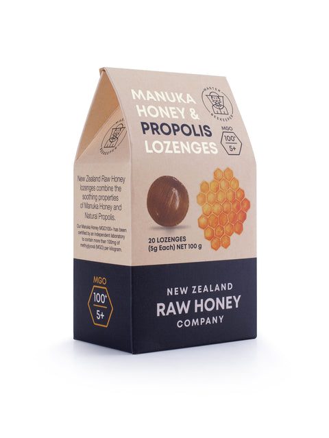 Raw Mānuka Honey & Propolis Lozenges