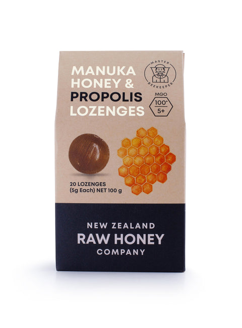 Raw Mānuka Honey & Propolis Lozenges
