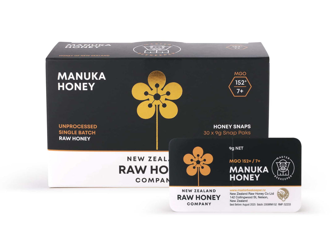 Raw Mānuka Honey MGO152+ Snaps - Date Expired Aug 2025 - Special price ...